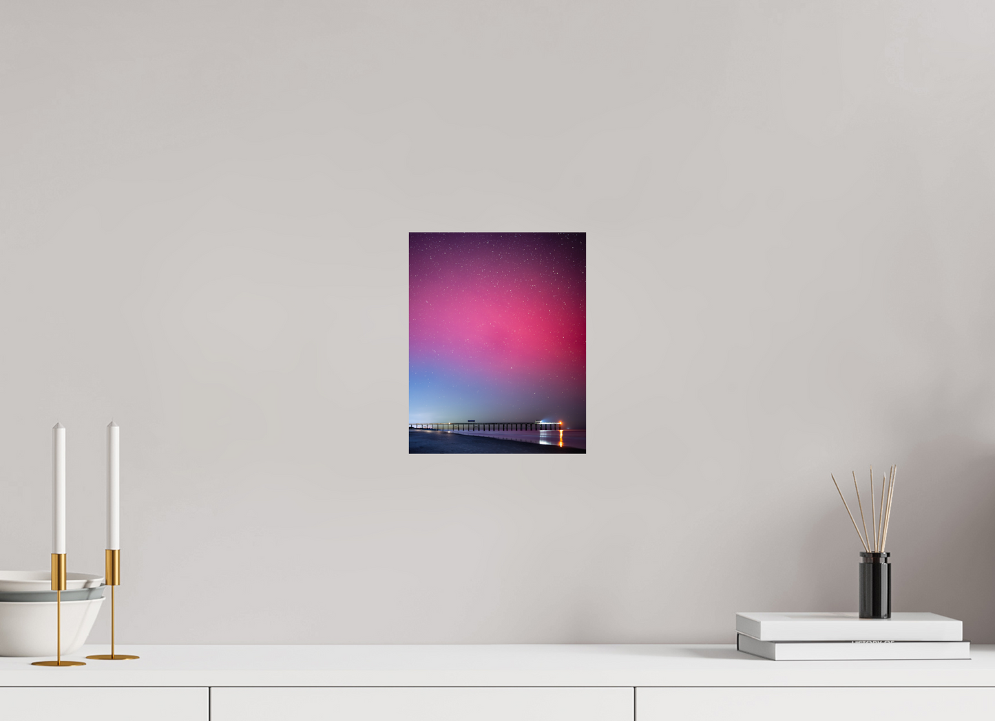 8 x 10″, Fuji Crystal DP II Paper Print Northern Lights Over Florida