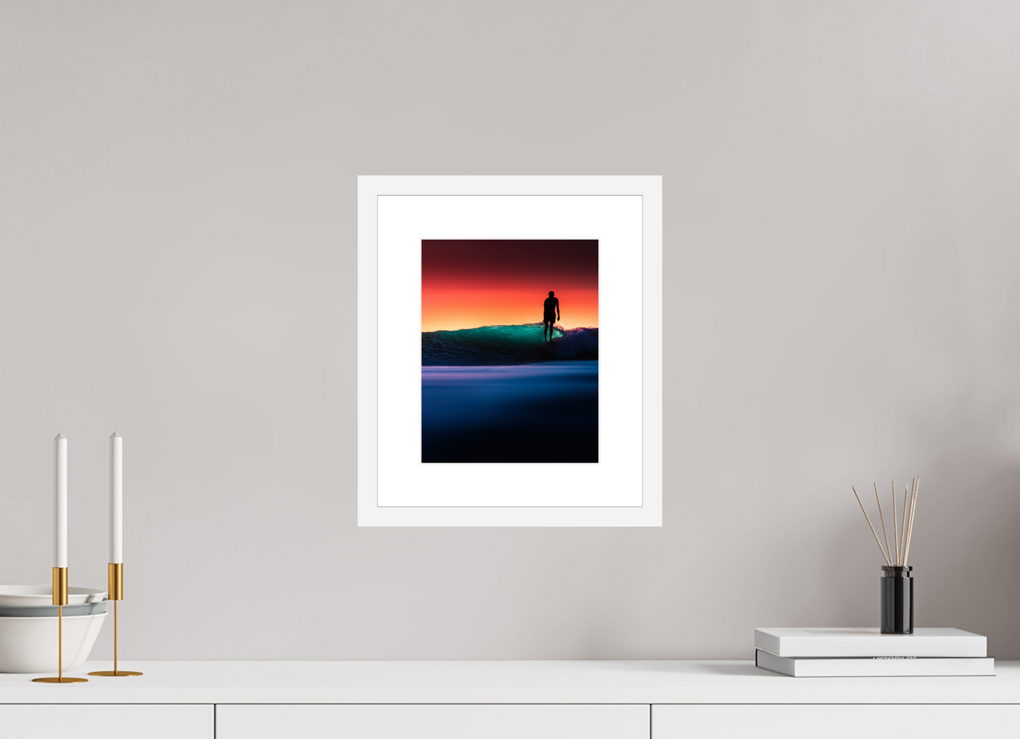 8 x 10″, White Frame Sunrise Series 1.2