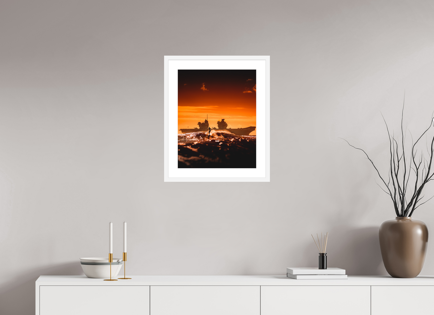 16 x 20″, Framed Riding with the Queen