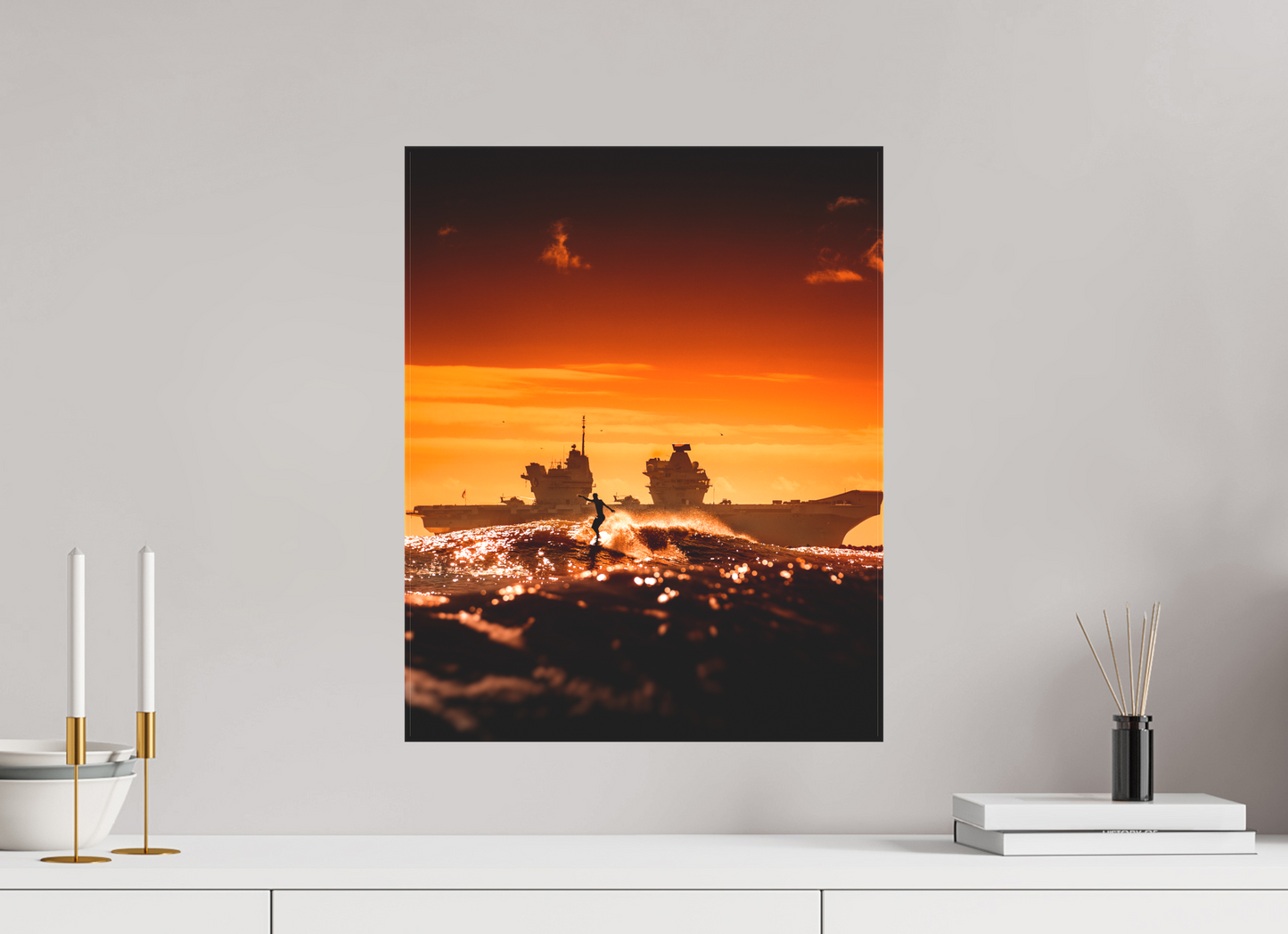 16 x 20″, Canvas Riding with the Queen