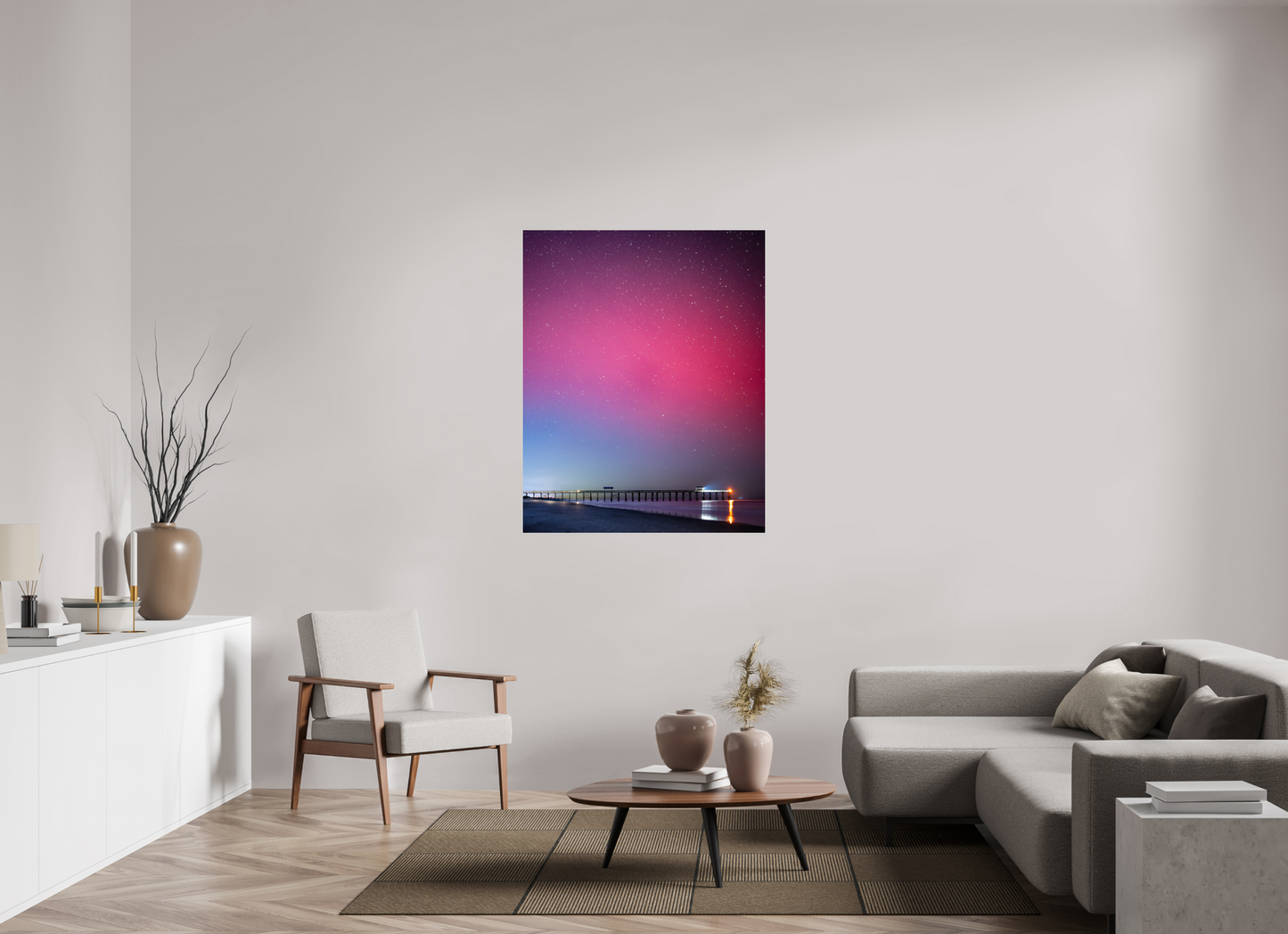 39 x 48.7″, Fuji Crystal DP II Paper Print Northern Lights Over Florida